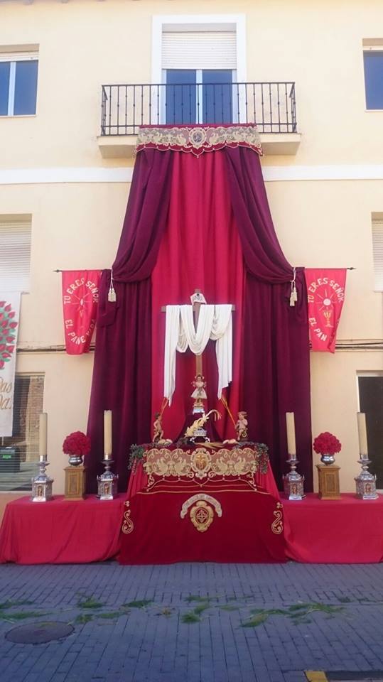 Altar De La Hermandad Para El Corpus Christi 2018